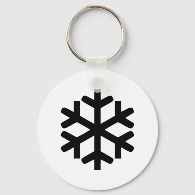Snowflake Key Ring (Front)