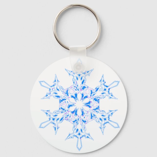 Snowflake Key Ring (Front)