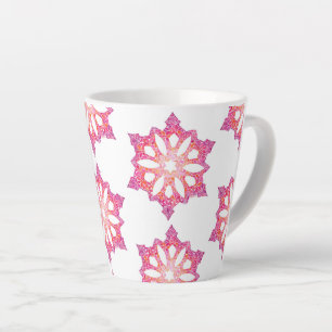 Snowflake Latte Mug