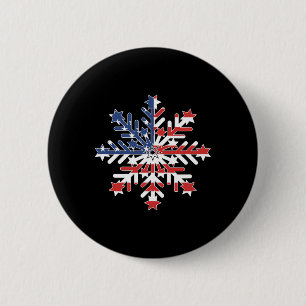 Snowflake - Liberal Democratic For July 4  6 Cm Round Badge