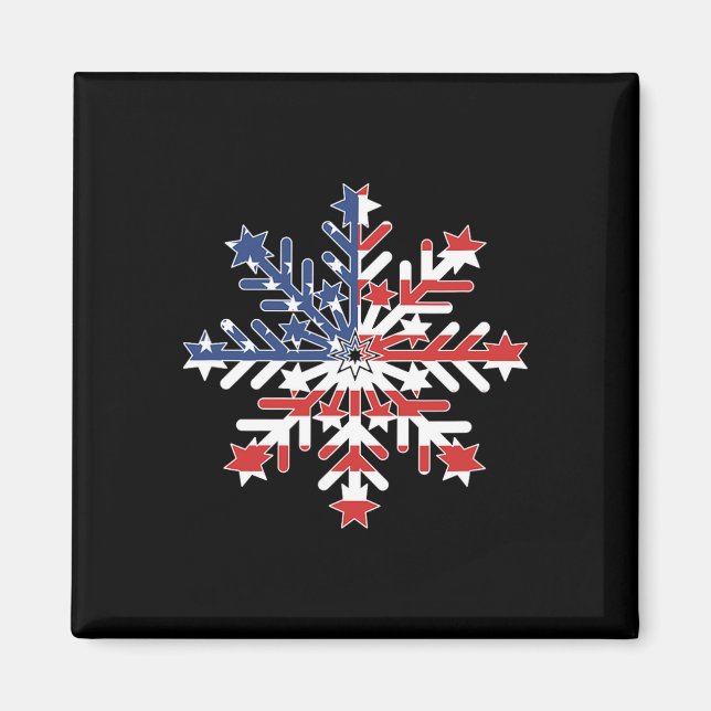 Snowflake - Liberal Democratic For July 4  Magnet (Front)