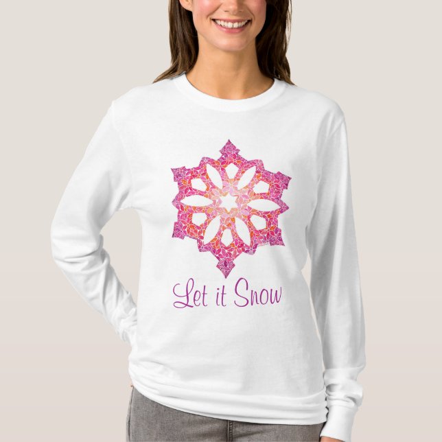 Snowflake Long Sleeved Shirt (Front)