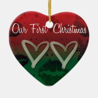 Snowflake Love Ornament - Our First Christmas