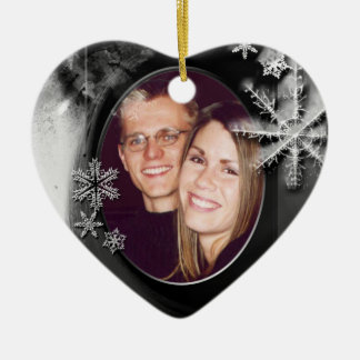 Snowflake Love Ornament - Our First Christmas
