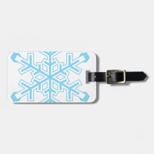 Snowflake Luggage Tag
