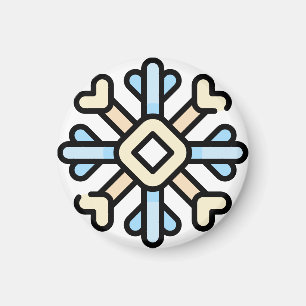 snowflake magnet
