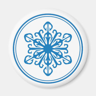 Snowflake Magnet - Blue
