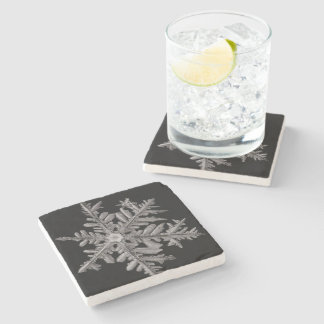 Snowflake Marble Coaster