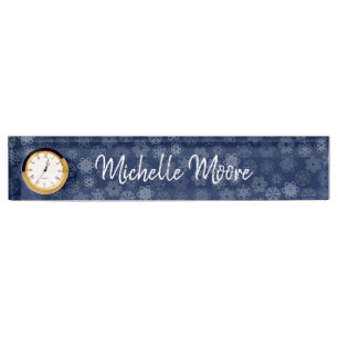 Snowflake Nameplate
