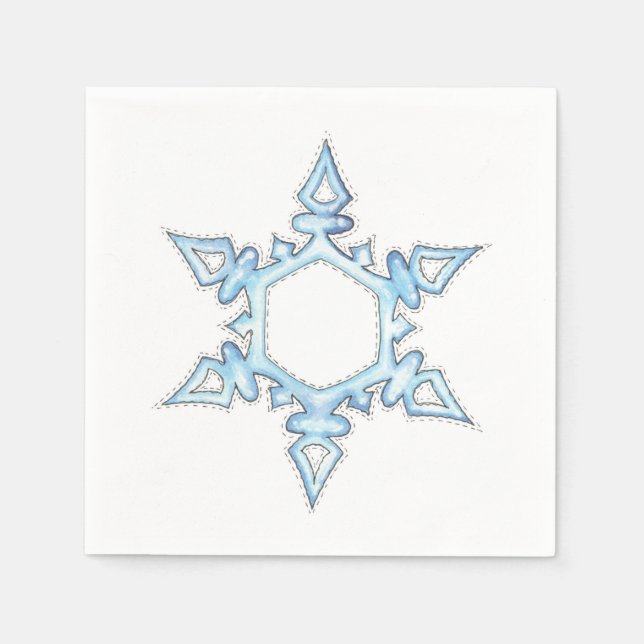 Snowflake Napkin (Front)