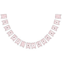 Snowflake Pale Pink Happy Birthday 