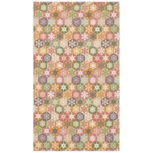snowflake patchwork tablecloth