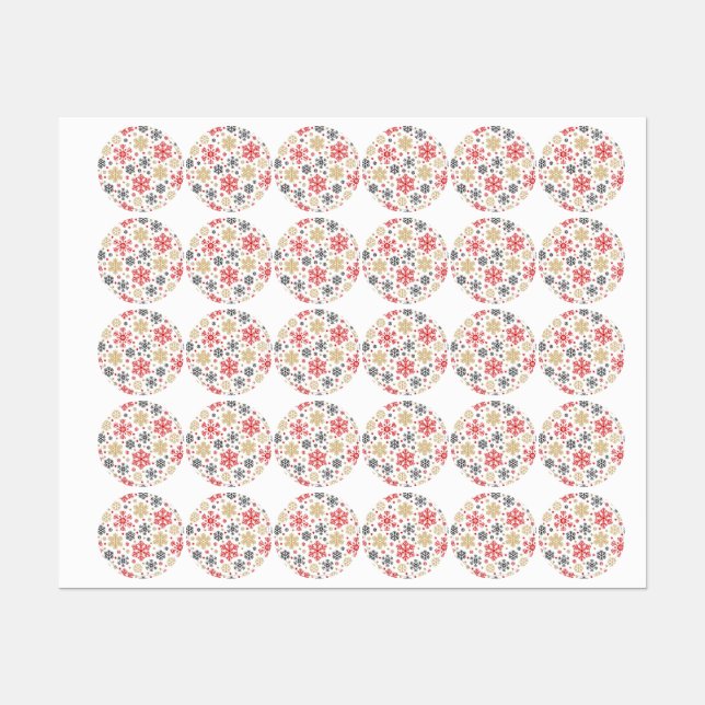 Snowflake pattern (Sheet)