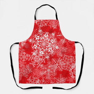 Snowflake pattern	 apron