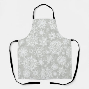 Snowflake pattern apron