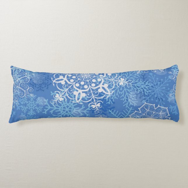 Snowflake pattern	 body cushion (Front)
