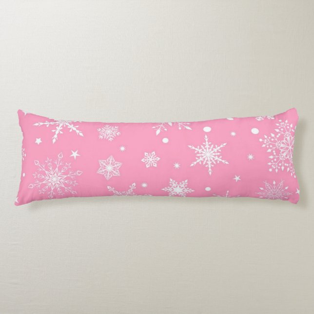 Snowflake pattern	 body cushion (Front)