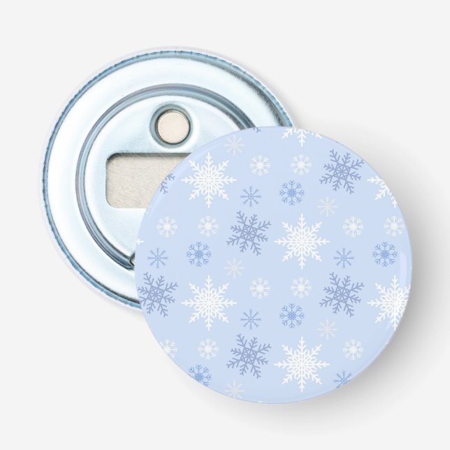 Snowflake pattern	 bottle opener (Front)