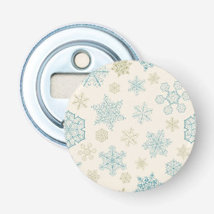 Snowflake pattern	 bottle opener
