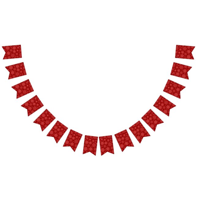 Snowflake pattern	 bunting  (All)