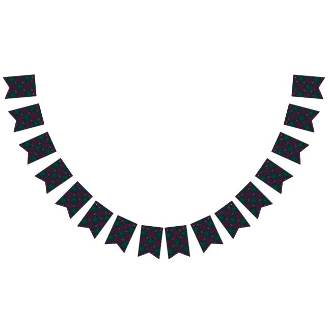 Snowflake pattern	 bunting  (All)