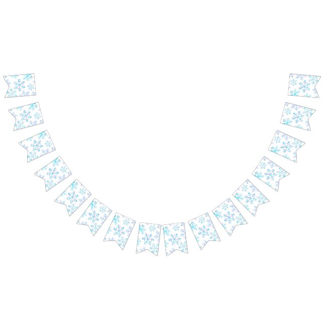 Snowflake pattern	 bunting  (All)