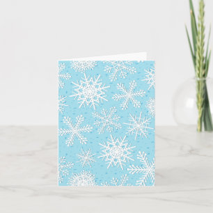 Snowflake pattern card