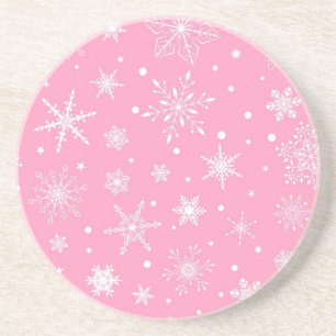 Snowflake pattern coaster
