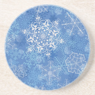 Snowflake pattern	 coaster