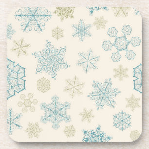 Snowflake pattern	 coaster