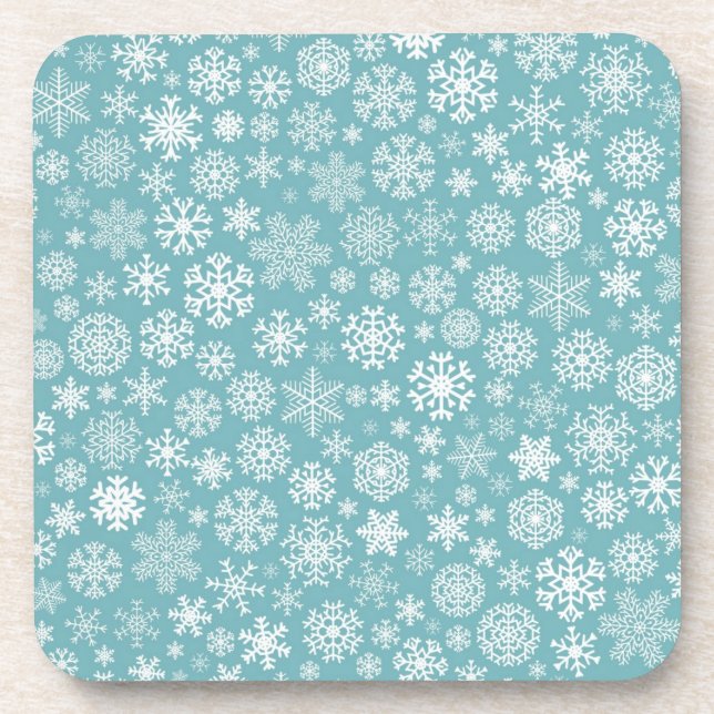 Snowflake pattern	 coaster (Front)