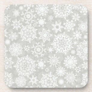 Snowflake pattern coaster