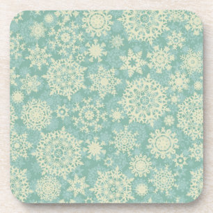 Snowflake pattern coaster