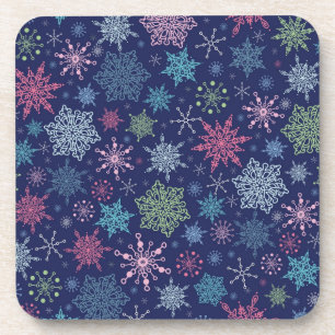 Snowflake pattern	 coaster