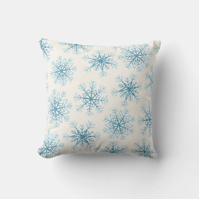 Snowflake pattern	 cushion (Front)