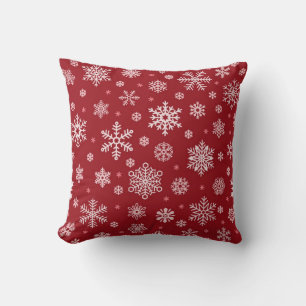 Snowflake pattern cushion