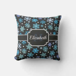 Snowflake Pattern Cushion