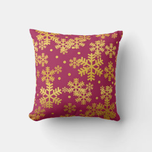 Snowflake pattern	 cushion
