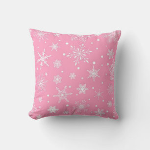 Snowflake pattern cushion