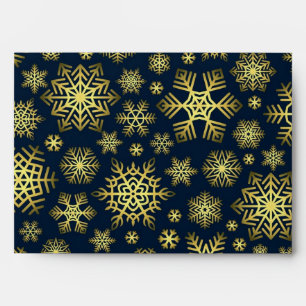 Snowflake pattern envelope