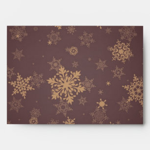 Snowflake pattern	 envelope