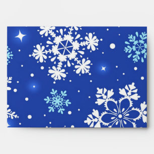 Snowflake pattern envelope