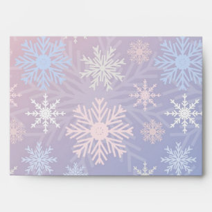 Snowflake pattern	 envelope