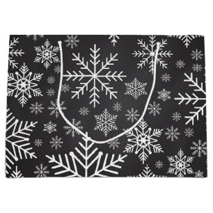 Snowflake pattern	 large gift bag