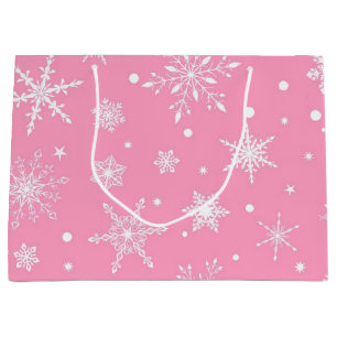 Snowflake pattern	 large gift bag
