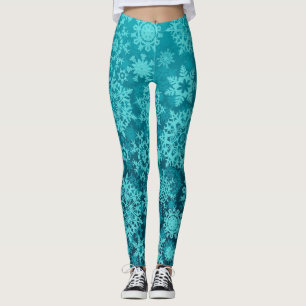 Snowflake pattern	 leggings
