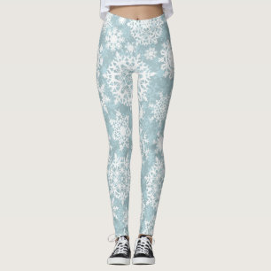 Snowflake pattern leggings