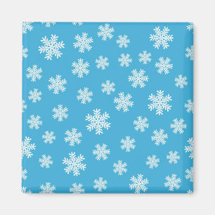 Snowflake pattern magnet