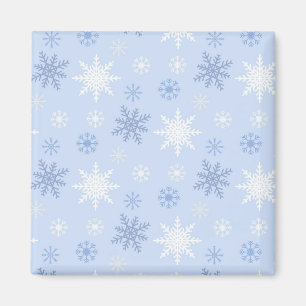 Snowflake pattern magnet