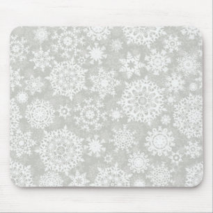Snowflake pattern	 mouse pad